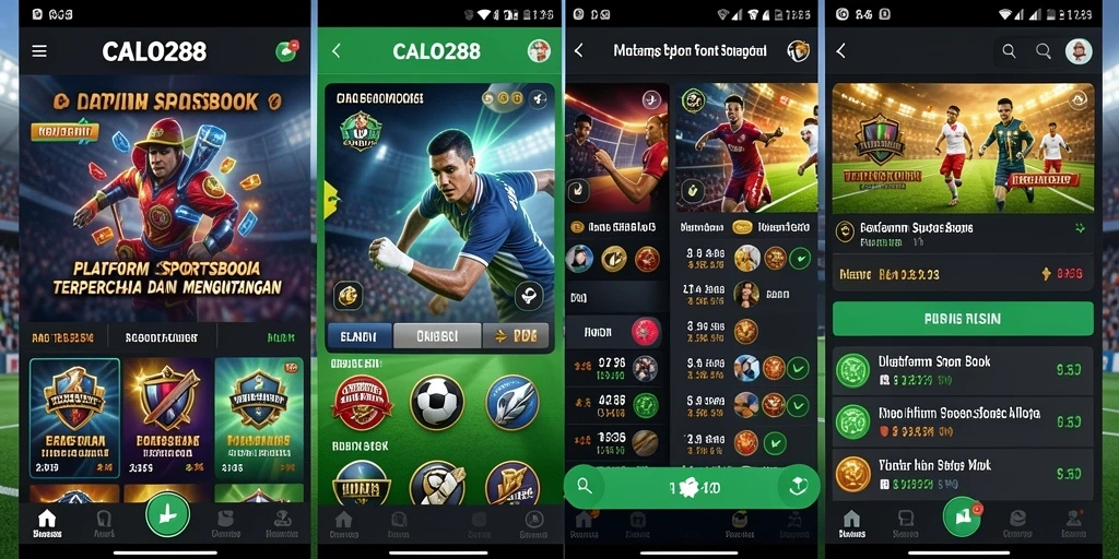 Tampilan gameplay Sportsbook di aplikasi CALO288.