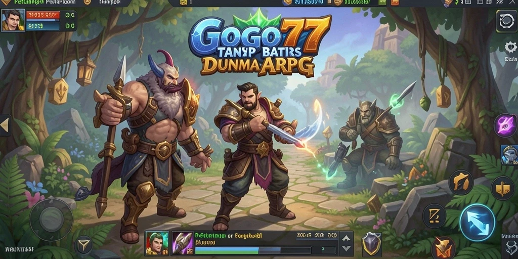 Tampilan menarik gameplay GOGO77 dalam petualangan ARPG.