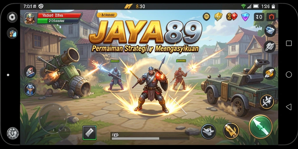 Tampilan gameplay seru dan penuh strategi dari JAYA89.